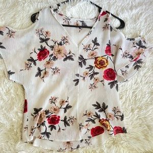 floral blouse